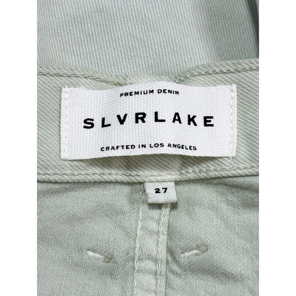 SLVRLAKE Tess Long Curve Leg Jeans Vintage Aloe Size 27 - Picture 5 of 7